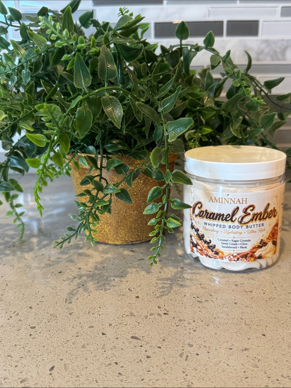 AMINNAH - Caramel Ember Whipped Body Butter